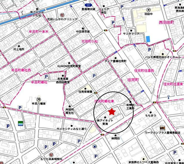 売地　豊橋市往完町郷社東110番