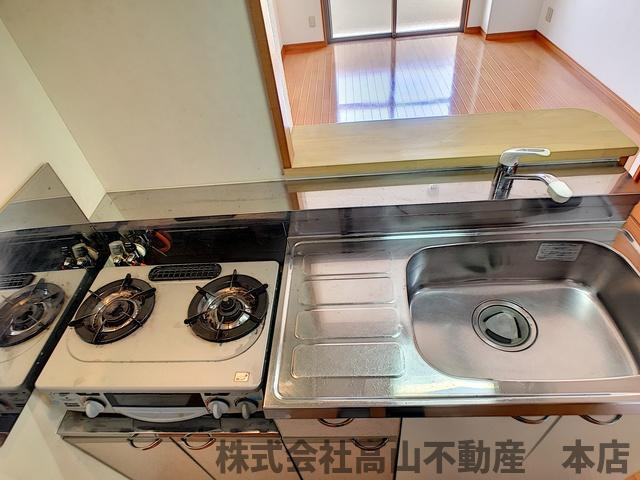 アスパラ倶楽部のキッチン