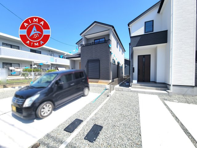 福岡市東区三苫2丁目第6-3棟(1号棟)の外観|デザイン性のある外観です。