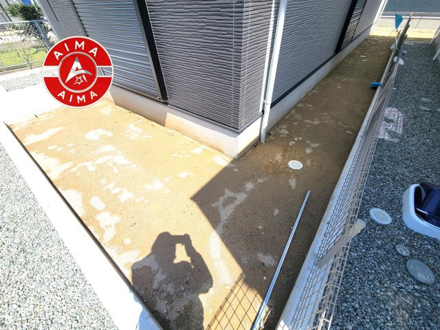 福岡市東区三苫2丁目第6-3棟(1号棟)の庭|お庭で自由な時間を過ごせます。