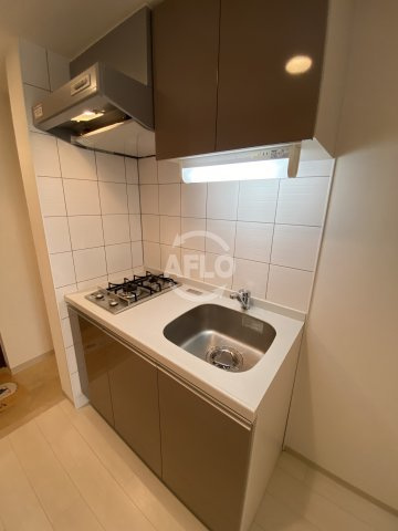 エスリード難波グレイスのキッチン|エスリード難波グレイス　ガス2口コンロシステムキッチン