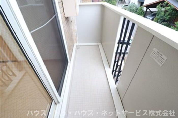 シャルマンおおたかの森のバルコニー