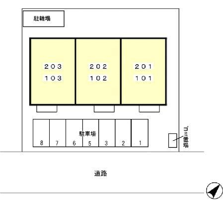シャルマンおおたかの森の区画図