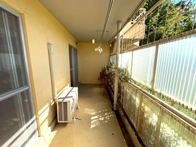 マンションプリンセスⅡのバルコニー