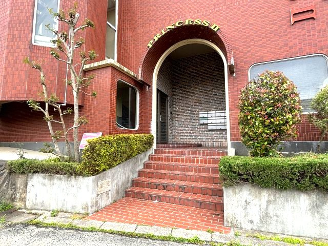 マンションプリンセスⅡのエントランス
