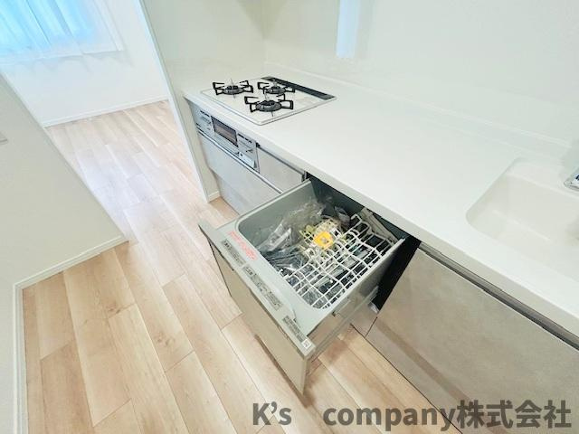 ◎藤沢市鵠沼海岸1丁目　コーポ鵠沼B棟のキッチン|人造大理石のおしゃれなシンク☆