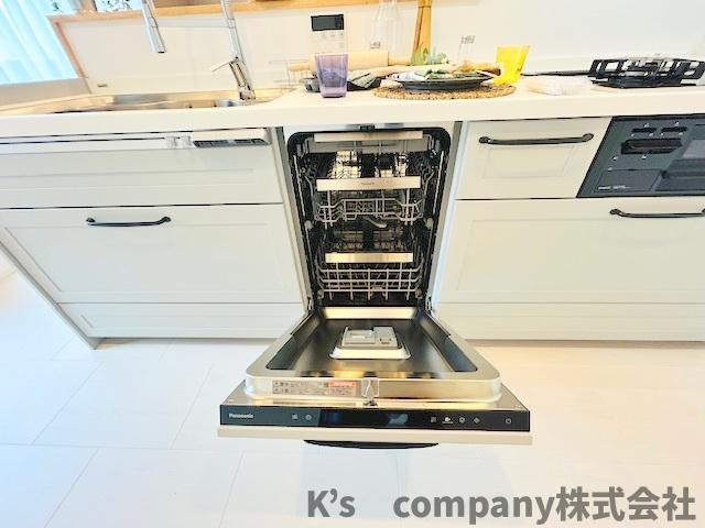 茅ヶ崎市緑が浜　ライオンズマンション茅ヶ崎グランコースト　2階のキッチン|食器洗い乾燥機付きで家事の時短に役立ちます☆