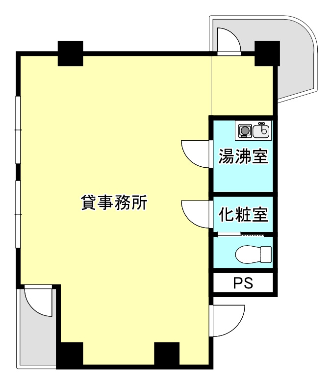 ニホンメガネビルの間取り