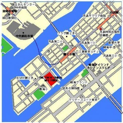 【地図】 | THE TOKYO TOWERS MID TOWER（ザ・東京タワーズ ミッドタワー）
