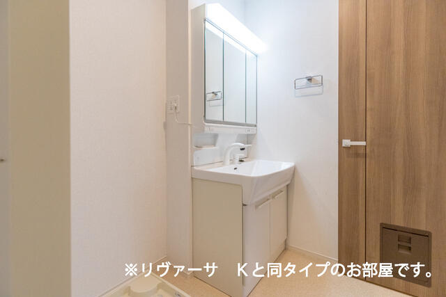 町田市能ヶ谷６丁目のアパートの洗面所|施工イメージ