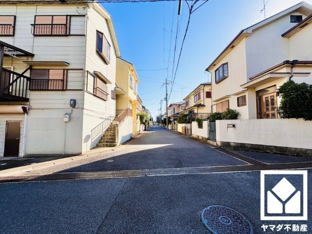 宇治市伊勢田町中ノ田の前面道路含む現地写真