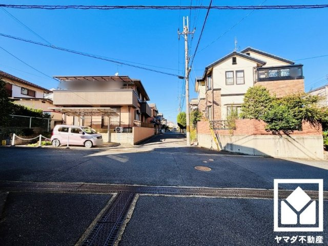 宇治市伊勢田町中ノ田の前面道路含む現地写真