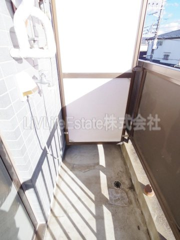 アウステル田無のバルコニー