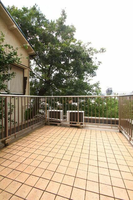 ドエル上池袋のバルコニー