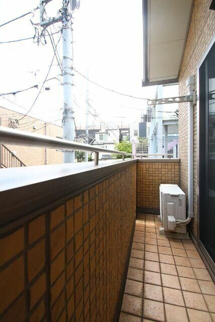ドエル上池袋のバルコニー