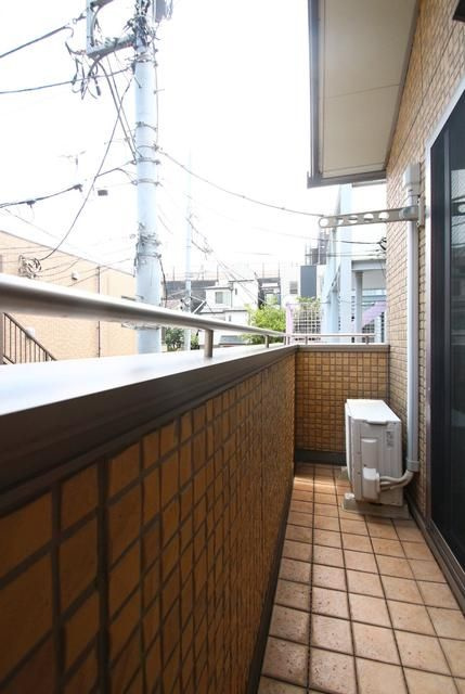 ドエル上池袋のバルコニー