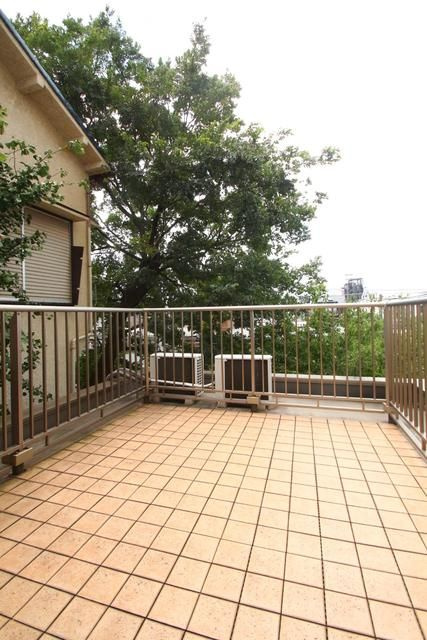 ドエル上池袋のバルコニー