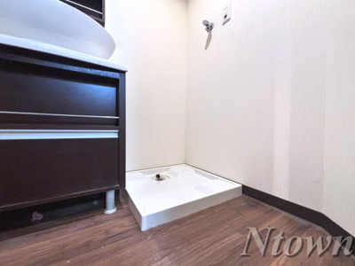 【設備】 | Creo中村公園弐番館 | 洗濯機置き場です