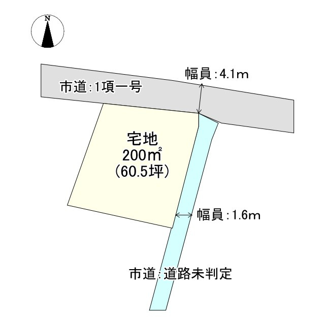 川犬土地の土地図