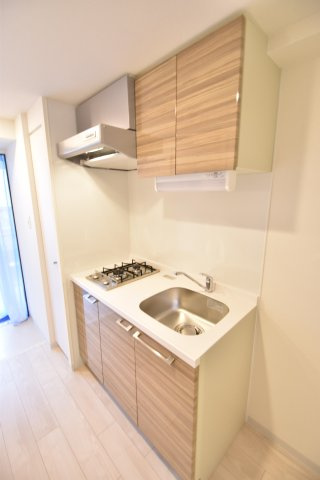 大阪市都島区網島町の賃貸マンションのキッチン