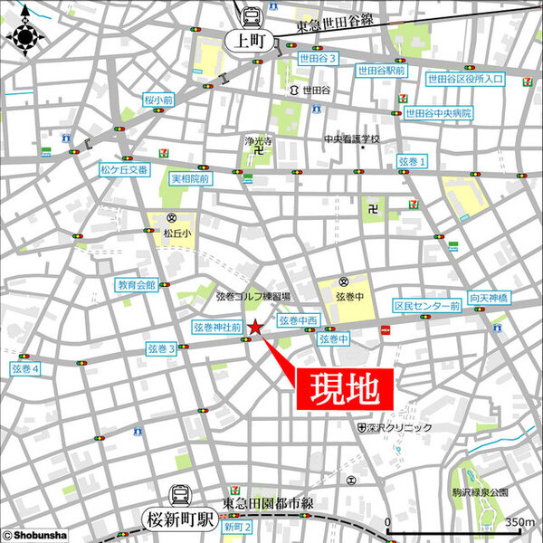 エトワール桜新町の地図