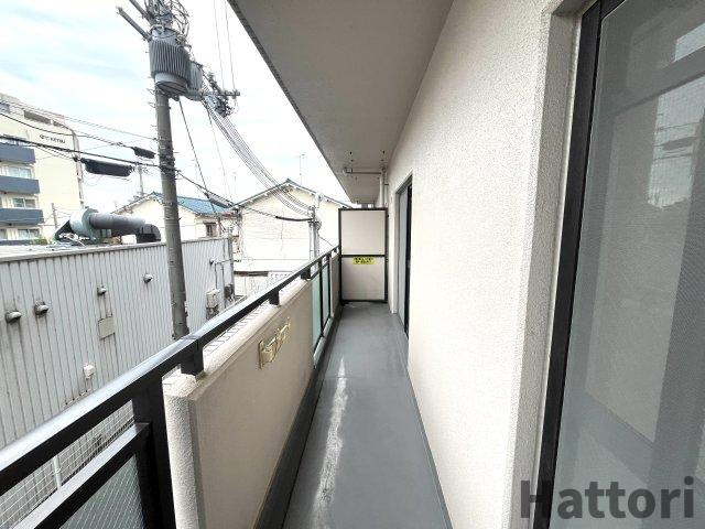 ヴィラ大鹿のバルコニー