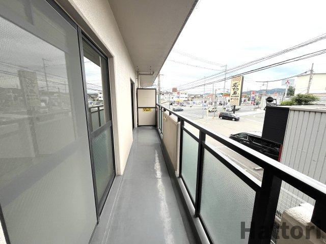 ヴィラ大鹿のバルコニー