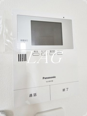 【セキュリティ】 | CB加茂宮セディア | モニター付きインターフォンです。（同仕様です。）