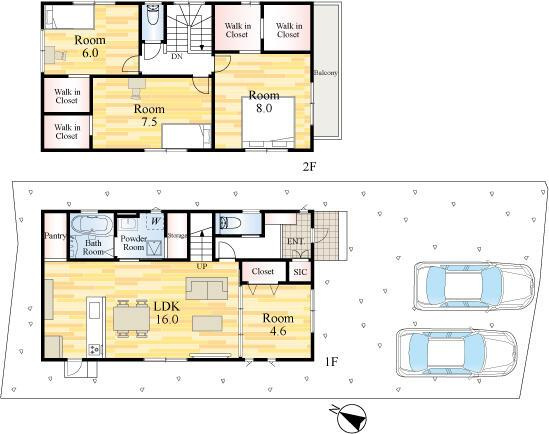 サンコート　八幡西区中の原２丁目の間取り| 