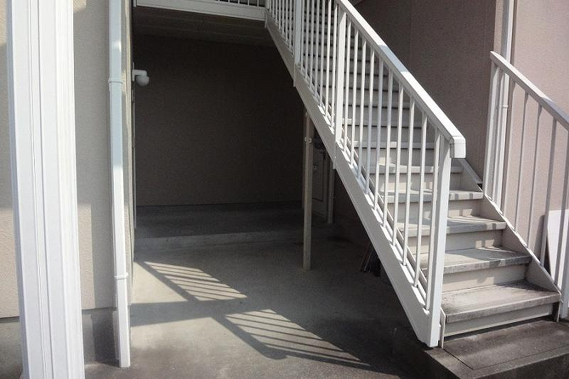 ラフォーレ・アパートD棟のエントランス|落ち着いたエントランスです