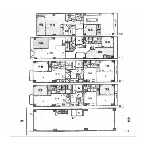 ★ポータル非掲載★　クオリティアベビル　「希少物件」　「河原町駅徒歩９分」　「四条駅徒歩９分」の間取り