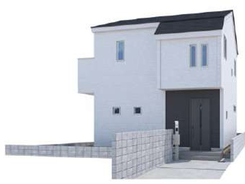 新築/朝霞市根岸台８丁目の外観パース|外観パースです