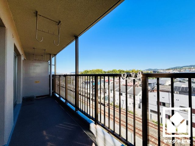 宇治大久保コープＡ棟のバルコニー