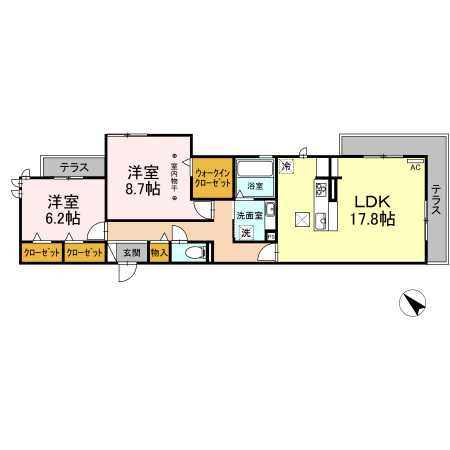 【間取り】 | エトワール古城 | エトワール古城