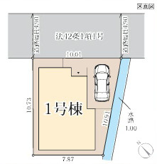 【区画図】 | 加古川市平岡町二俣（全1棟）新築