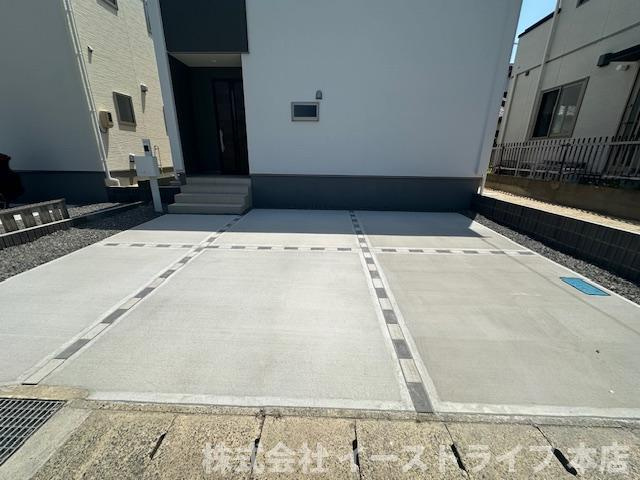 【新築戸建】　いわき市平下神谷第7　全4棟　【長期優良住宅】の駐車場|1号棟写真　カースペースです。