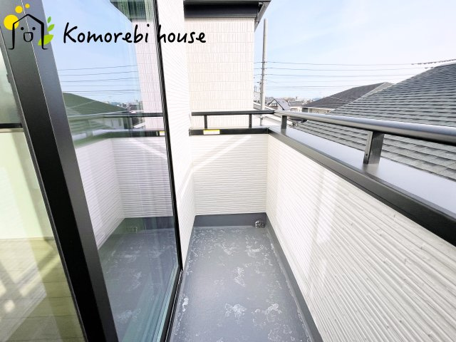 さいたま市北区盆栽町535番　新築一戸建て　ハートフルタウン　Aのバルコニー|26.1.26　撮影済み