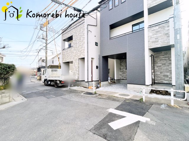 さいたま市北区盆栽町535番　新築一戸建て　ハートフルタウン　Aの前面道路含む現地写真|26.1.26　撮影済み