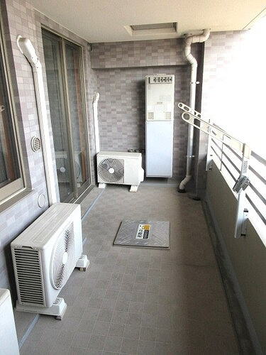 ライオンズステージ目黒本町のバルコニー|バルコニー　※2022年3月撮影