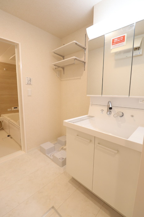 ハッピー プレイスの洗面所|洗面所 洗髪洗面化粧台