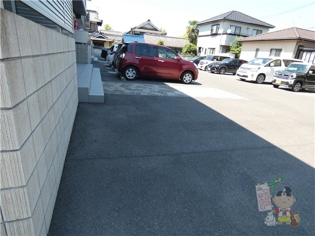 ヴィラ・ノーブル庭瀬の駐車場