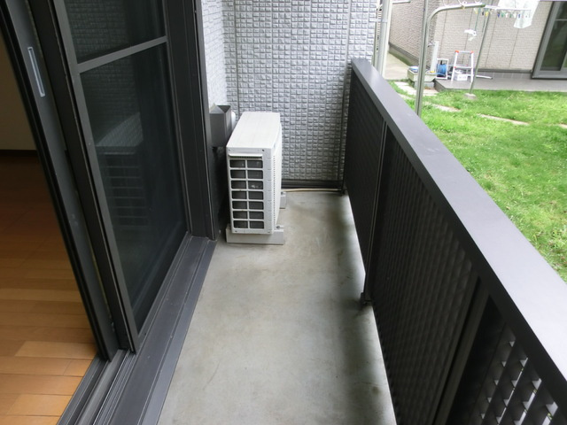 ビエナコートのバルコニー|バルコニースペース。