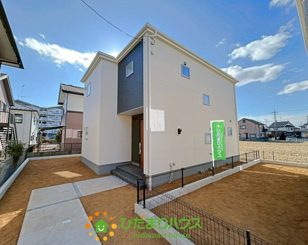 南羽生駅　新築一戸建て　02　リーブルファインの外観|大きな佇まいない印象です！