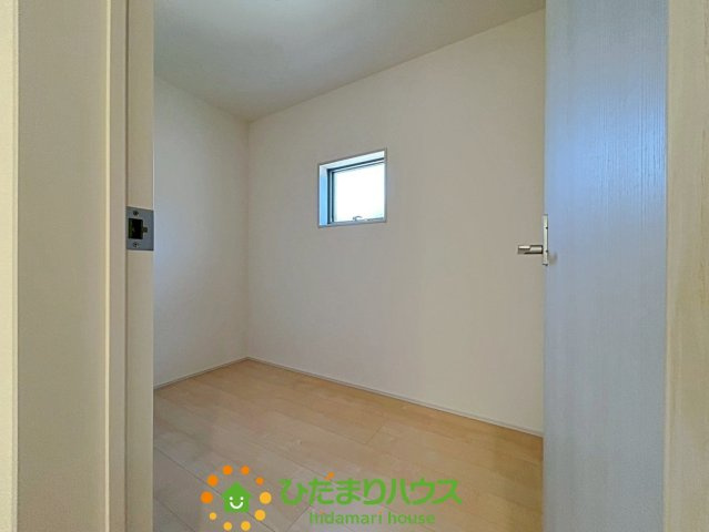 南羽生駅　新築一戸建て　02　リーブルファインの収納|納戸です！