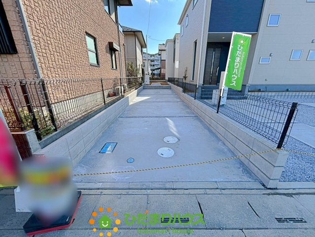 南羽生駅　新築一戸建て　02　リーブルファインの駐車場|縦列2台駐車です！