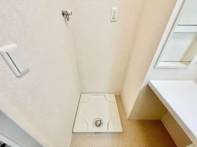 【洗面所】 | ハイツエスペランサ Ｂ | 洗面所 洗濯機置き場