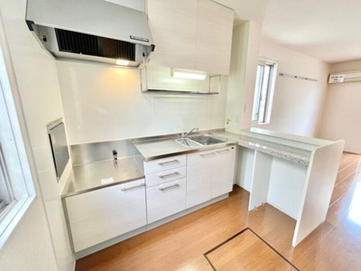 【キッチン】 | ハイツエスペランサ Ｂ | カウンター付きキッチン