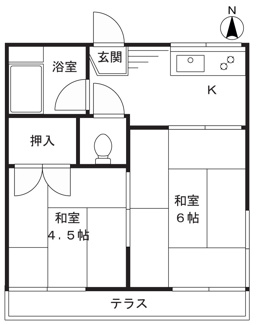 【間取り】 | 若草ハイツ