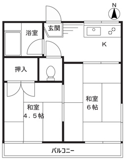 【間取り】 | 若草ハイツ