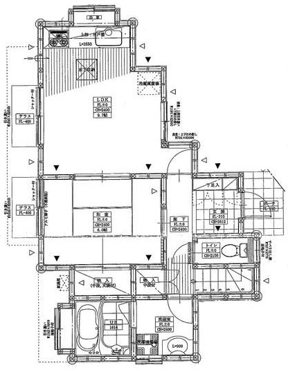 調布市飛田給３丁目の中古一戸建の間取り